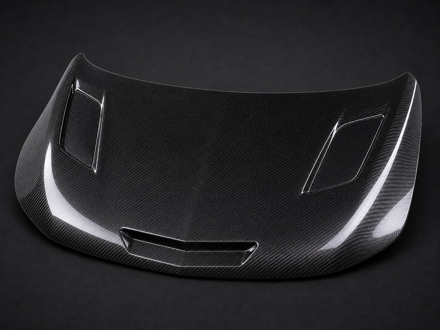 2016-2019 Chevrolet Cruze 2nd Gen Vented Carbon Fiber Hood - Hero product