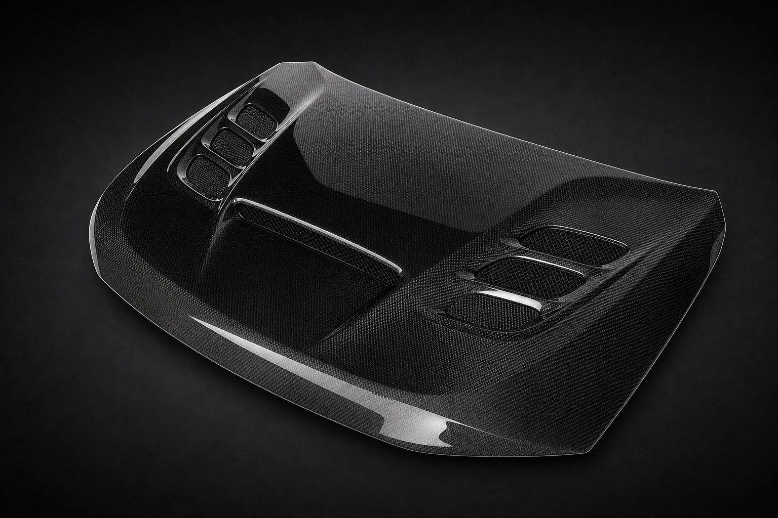 2011-2023 Dodge Durango SRT Style Carbon Fiber Hood - Hero product