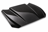 2015-2017 Ford Mustang S550 Heat Extractor Carbon Fiber Hood - Hero product