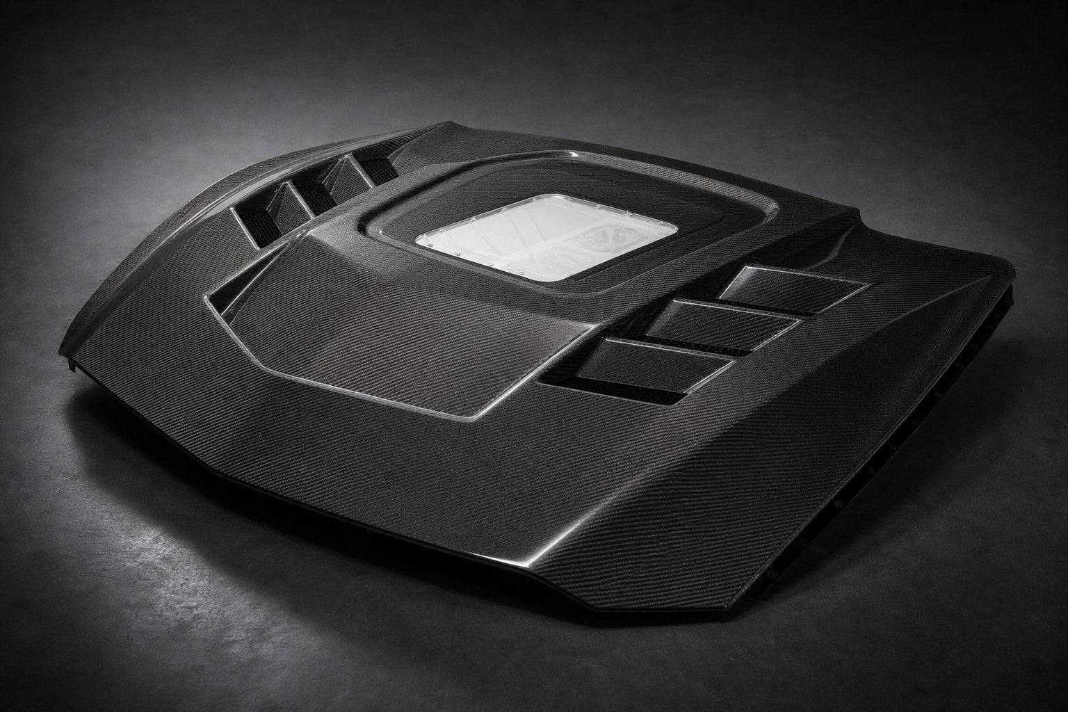 2024-2026 Ford Mustang S650 Vented Carbon Fiber Hood - Hero product