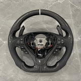 2007-2009 Acura TL Sport Leather Carbon Fiber Steering Wheel with Shift Paddles