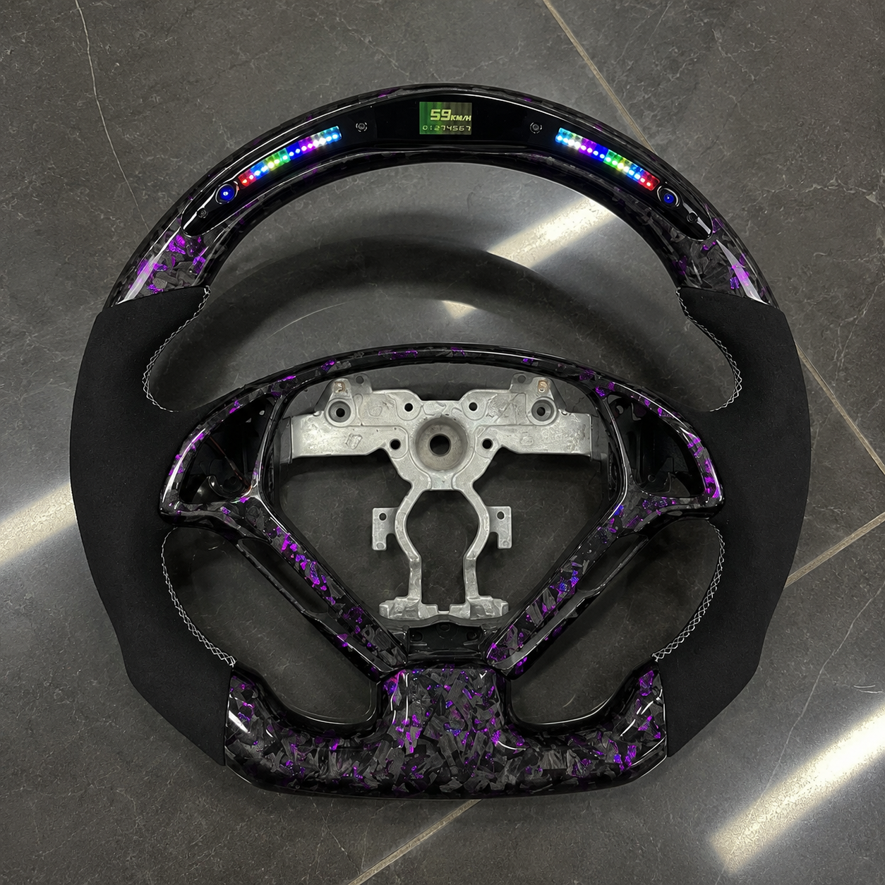Infiniti G20/G25/G35/G37/EX35/EX37/Q50/Q60/QX70 LED Carbon Fiber Steering Wheel