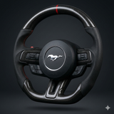 2018-2023 Ford Mustang S550 Carbon Fiber Steering Wheel - Hero product