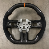 2015-2023 Ford Mustang S550 GT500 Suede Carbon Fiber Steering Wheel