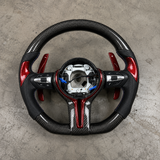 2012-2020 BMW F30/F32/F80/F87 Leather Carbon Fiber Steering Wheel