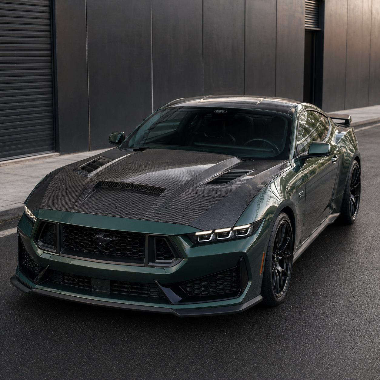 2024-2025 Mustang S650 Carbon Fiber Hood
