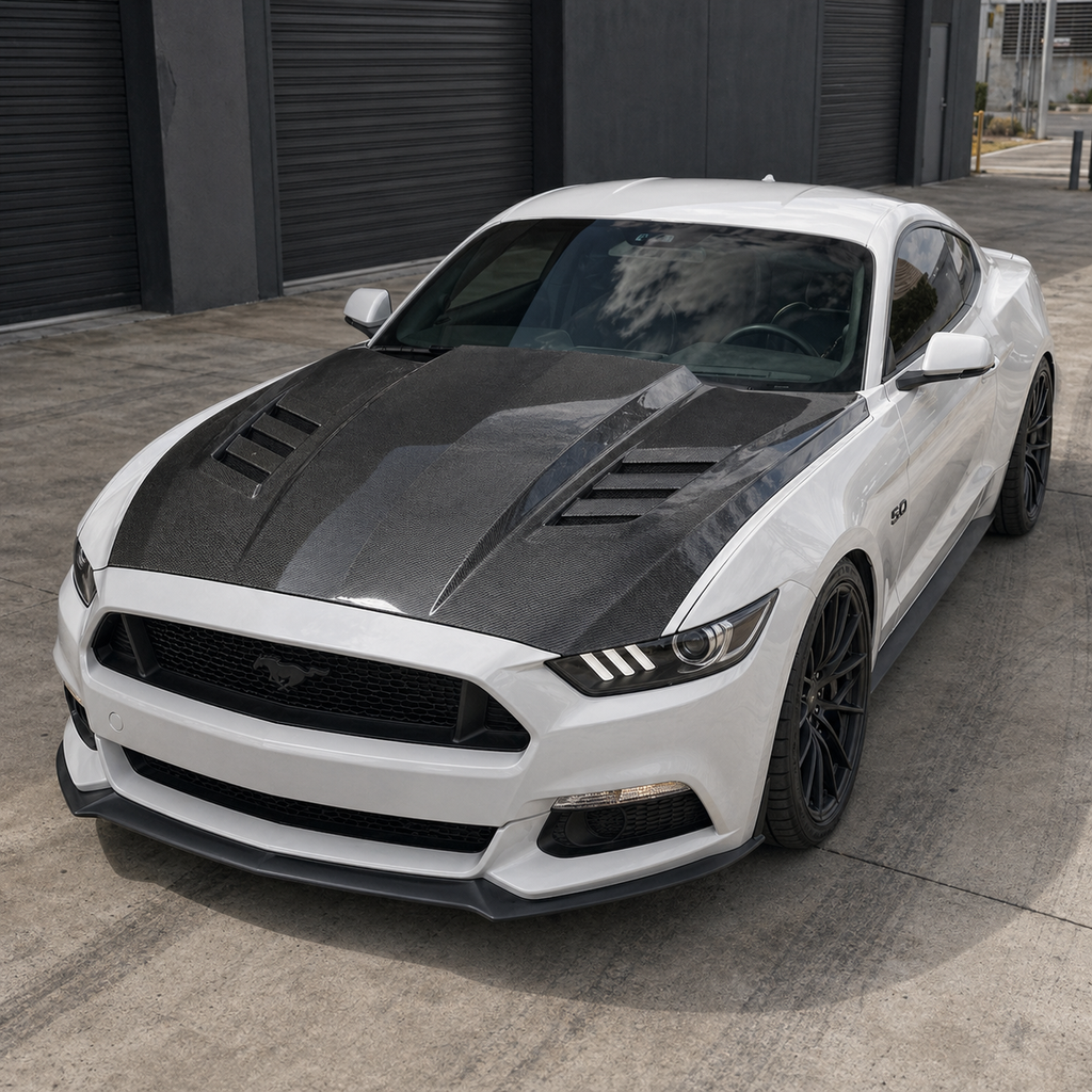 2015-2017 Mustang S550 Carbon Fiber Hood