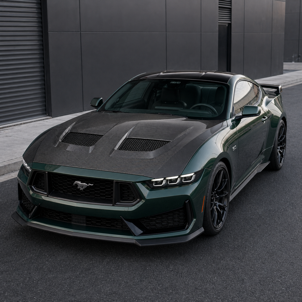 2024-2025 Mustang S650 Carbon Fiber Hood