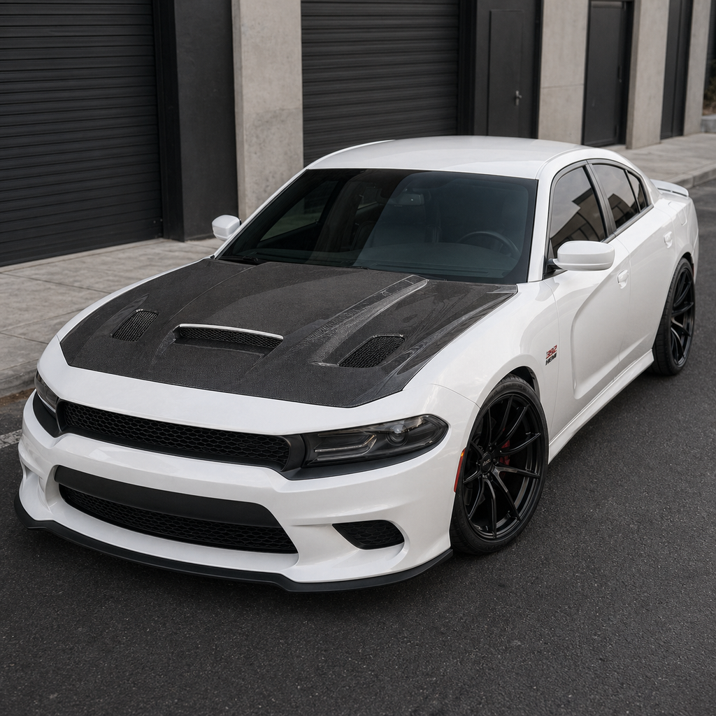 2015-2023 Dodge Charger Carbon Fiber Hood
