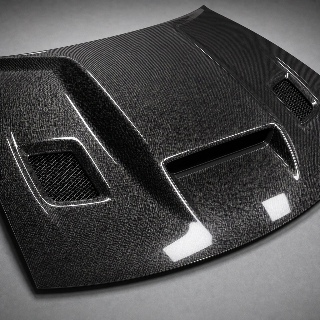 2014-2023 Dodge Challenger Carbon Fiber Hood