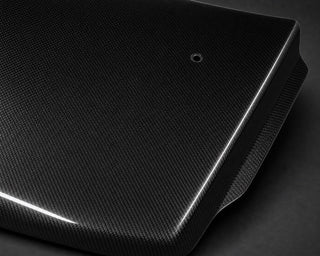 2008-2011 Ford Focus Mk2 Carbon Fiber Hood - Detail closeup