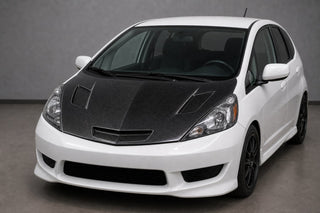 2016-2019 Chevrolet Cruze 2nd Gen Vented Carbon Fiber Hood - Installed context
