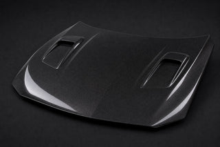 2015-2021 Subaru WRX/STI VA Air Flow Carbon Fiber Hood - Alternate angle