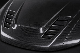 2011-2016 BMW 5 Series F10 / M5 F10 DTM Style Carbon Fiber Hood - Detail closeup