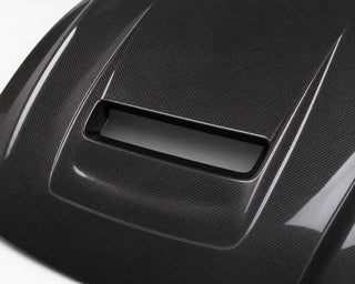 2009-2024 Nissan GT-R R35 Vented Carbon Fiber Hood - Detail closeup