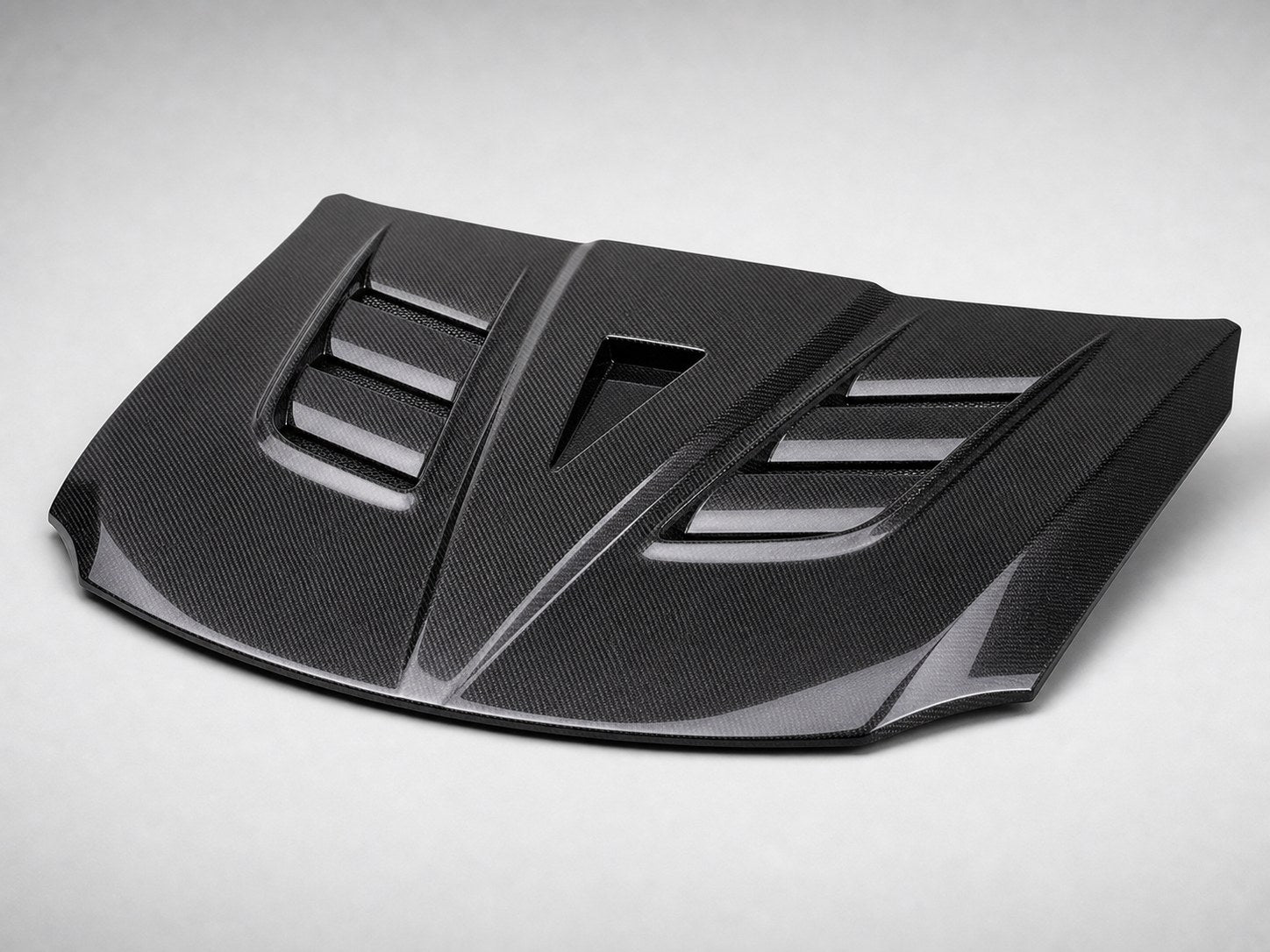 2013-2020 Toyota 86 / Subaru BRZ V-Style Carbon Fiber Hood - Alternate angle