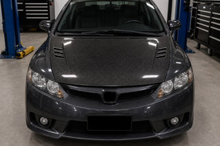 2006-2011 Honda Civic 8th Gen Carbon Fiber Hood - Installed context