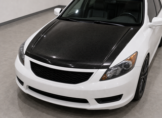 2008-2012 Honda Accord 8th Gen Carbon Fiber Hood - Installed context