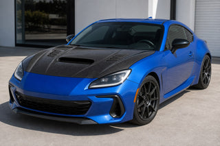 2022-2026 Toyota GR86 / Subaru BRZ ZN8/ZD8 Carbon Fiber Hood - Installed context