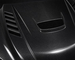 2014-2020 Lexus IS XE30 Carbon Fiber Hood - Detail closeup