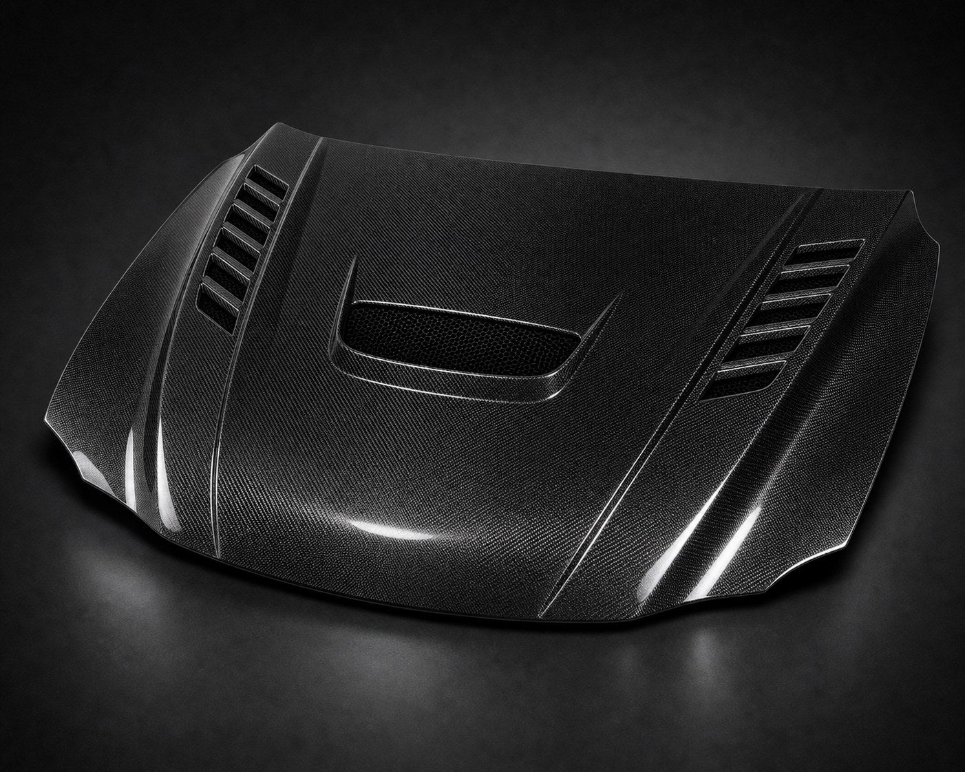 2014-2020 Lexus IS XE30 Carbon Fiber Hood - Alternate angle