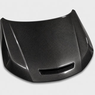 2022-2026 Honda Civic 11th Gen Honeycomb Scoop Carbon Fiber Hood - Alternate angle