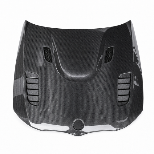 2007-2013 BMW 3 Series E92/E93 V-Style Carbon Fiber Hood - Hero product