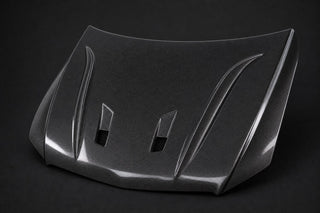 2008-2011 Mercedes-Benz C-Class W204 Pre-Facelift Carbon Fiber Hood - Alternate angle