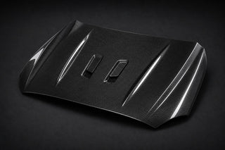 2013-2018 Mercedes-Benz A-Class W176 507 Style Carbon Fiber Hood - Alternate angle