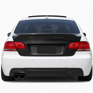 2007-2013 BMW 3 Series E92 Carbon Fiber Decklid - Installed context