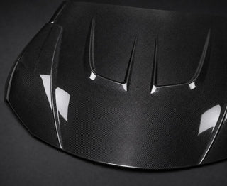 2020-2026 Toyota GR Supra A90/A91 Carbon Fiber Hood - Detail closeup