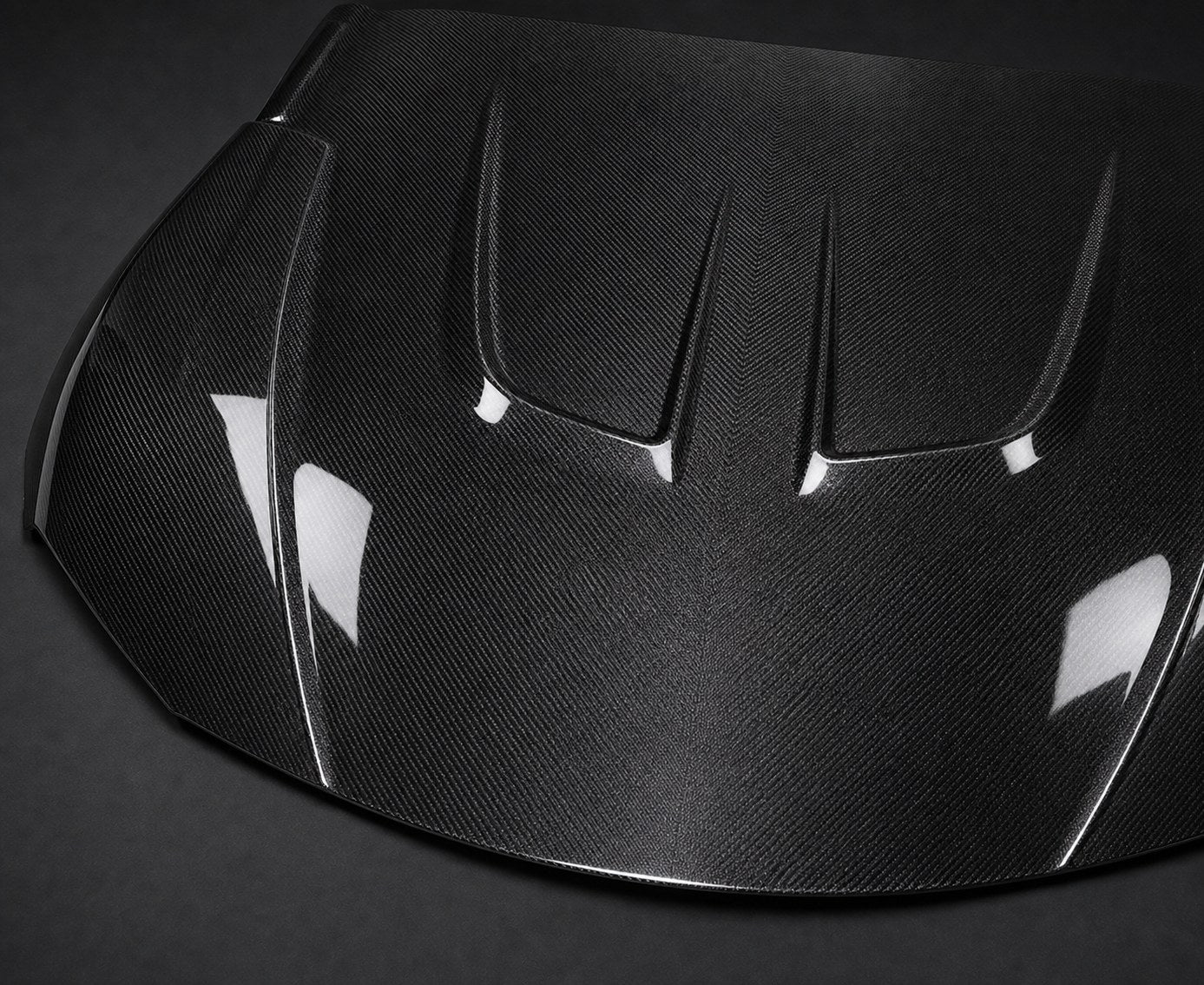 2020-2026 Toyota GR Supra A90/A91 Carbon Fiber Hood - Detail closeup
