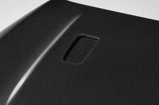 2006-2013 BMW 3 Series E90/E92/E93 Carbon Fiber Hood - Detail closeup