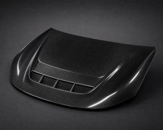 2017-2023 Tesla Model 3 First Gen S-Style Carbon Fiber Hood - Alternate angle