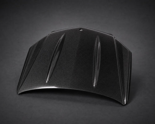 2008-2011 Mercedes-Benz C-Class W204 AMG Style Carbon Fiber Hood - Hero product