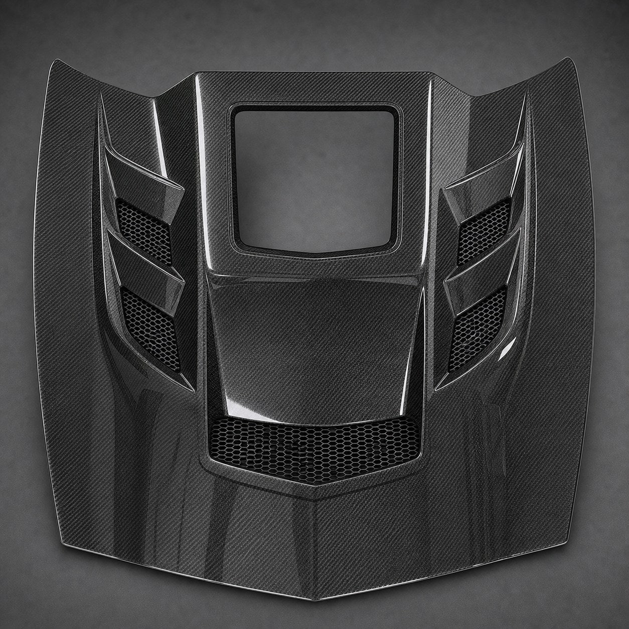 2014-2019 Chevrolet Corvette C7 Z06 Style Carbon Fiber Hood - Hero product