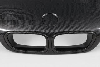 1999-2006 BMW 3 Series E46 Carbon Fiber Hood - Detail closeup