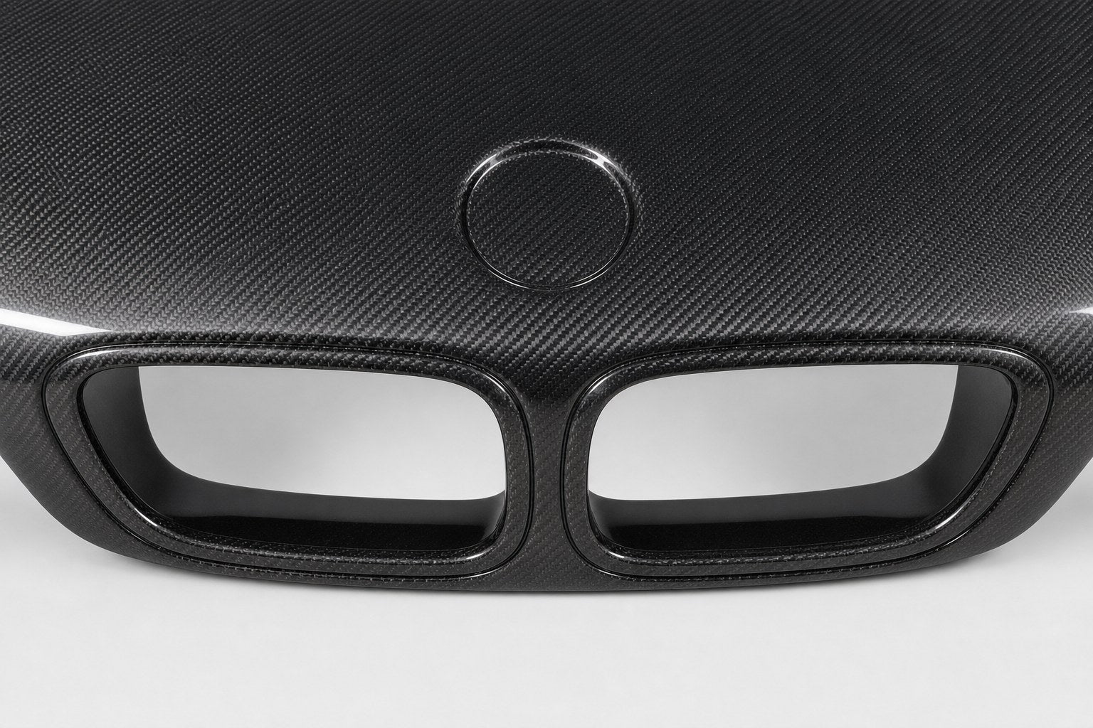 1999-2006 BMW 3 Series E46 Carbon Fiber Hood - Detail closeup
