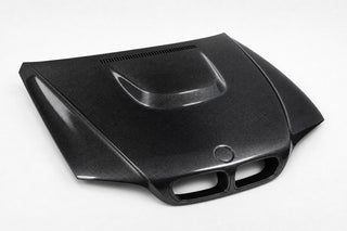 1999-2006 BMW 3 Series E46 Carbon Fiber Hood - Alternate angle