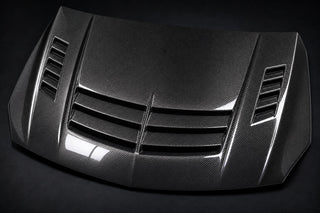 2019-2023 Mercedes-AMG A35 W177 Carbon Fiber Hood - Detail closeup