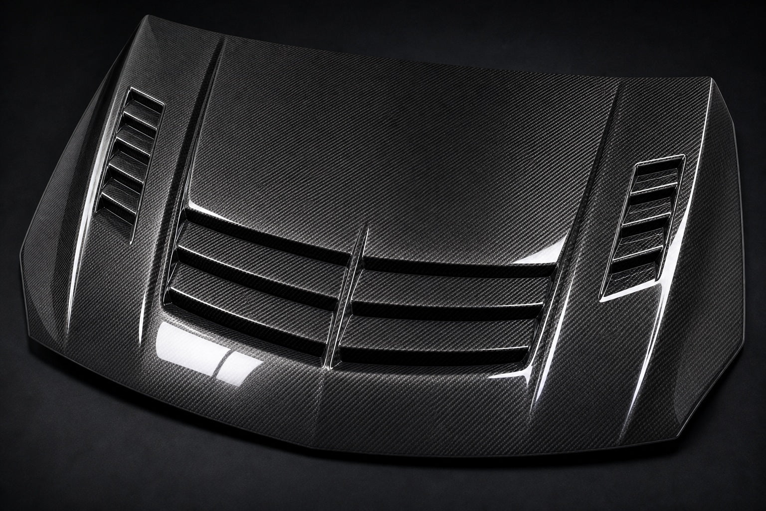 2019-2023 Mercedes-AMG A35 W177 Carbon Fiber Hood - Detail closeup