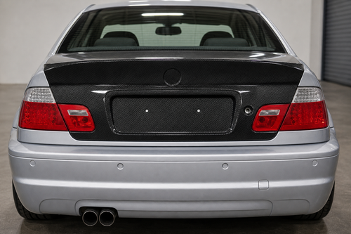 1999-2006 BMW 3 Series E46 Coupe CSL Style Carbon Fiber Decklid - Installed context