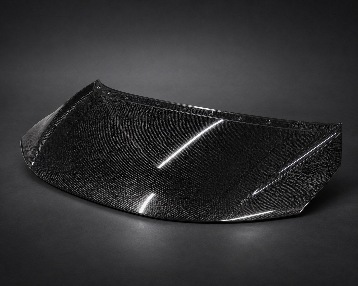 2015-2020 Honda Fit / Jazz GK5 OEM Style Carbon Fiber Hood - Alternate angle