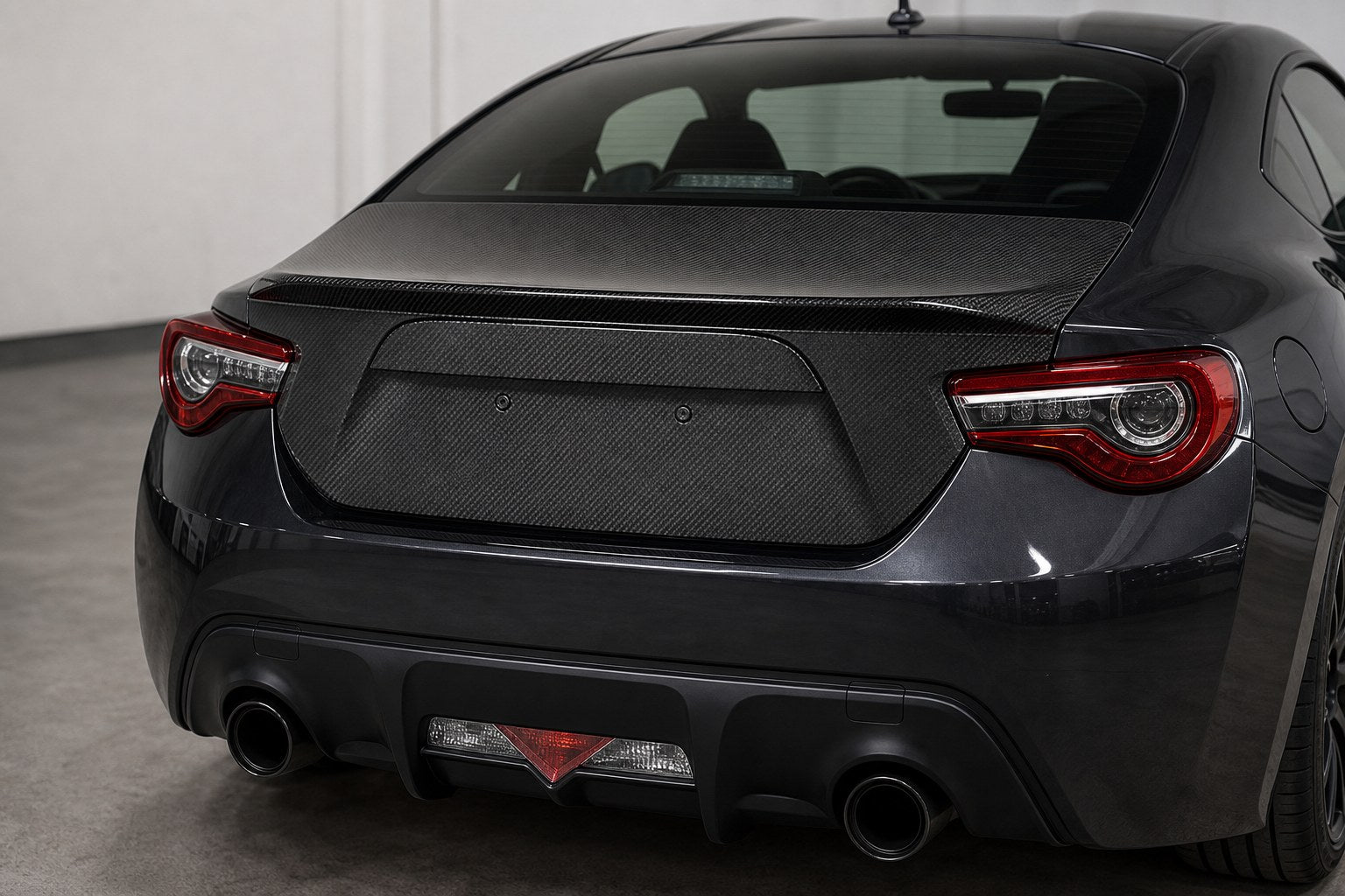 2013-2020 Toyota 86 / Subaru BRZ ZN6/ZC6 OEM Style Carbon Fiber Decklid - Installed context