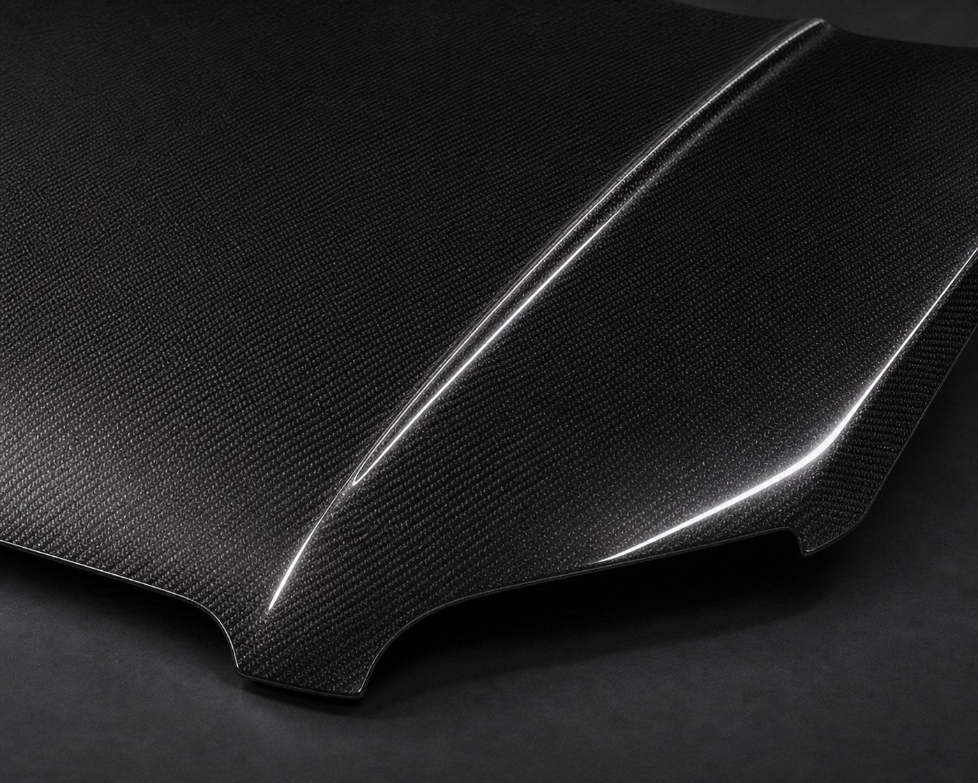 2008-2014 Audi TT Mk2 Carbon Fiber Hood - Detail closeup
