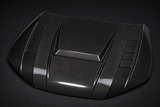 2017-2024 Audi A4 B9 Carbon Fiber Hood - Alternate angle