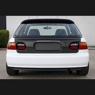 1992-1995 Honda Civic EG6 Hatchback Carbon Fiber Decklid - Installed context