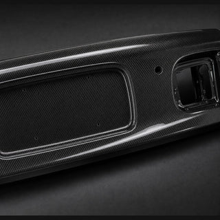 1992-1995 Honda Civic EG6 Hatchback Carbon Fiber Decklid - Detail closeup
