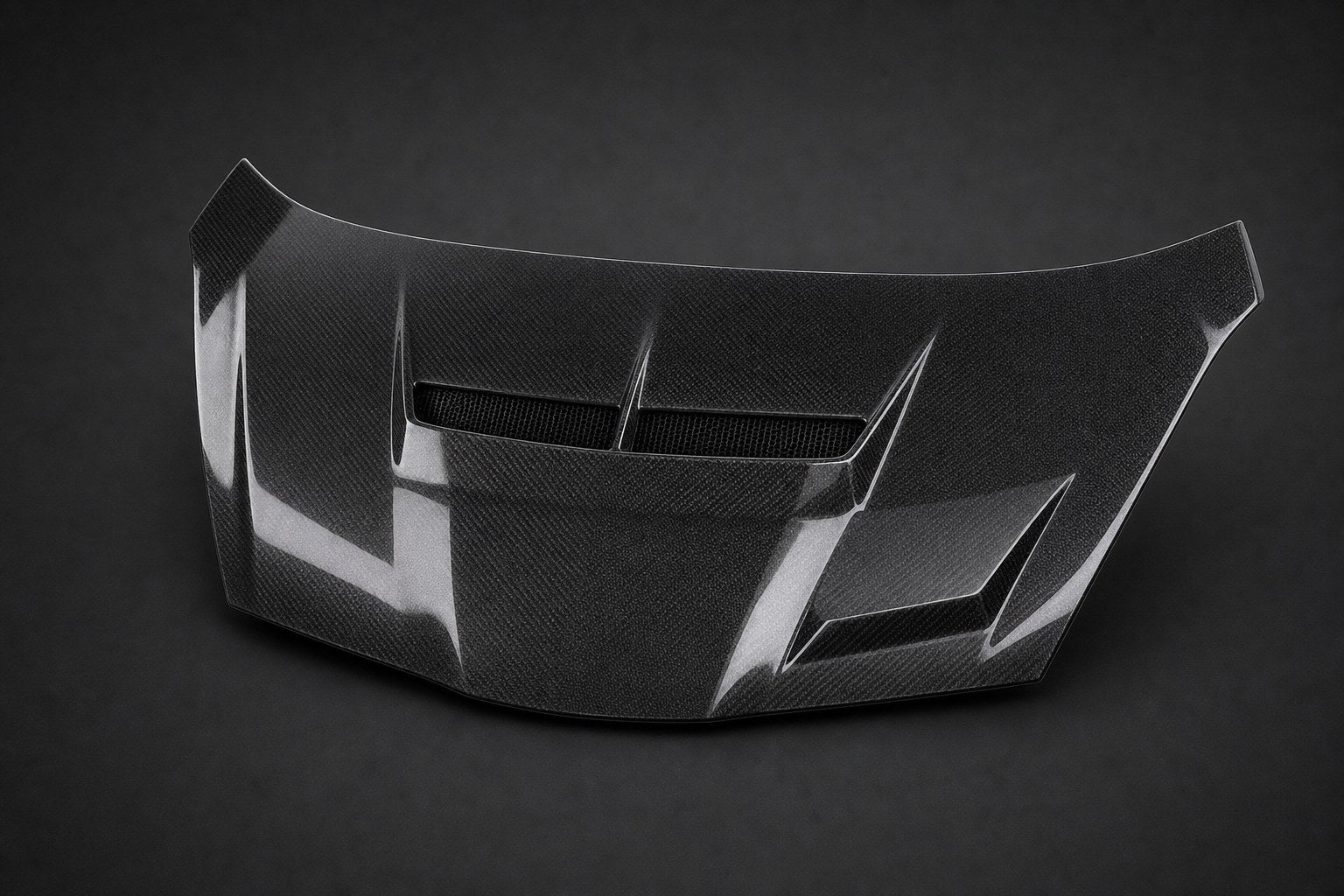 2009-2013 Honda Fit / Jazz GE8 T-R Style Carbon Fiber Hood - Hero product