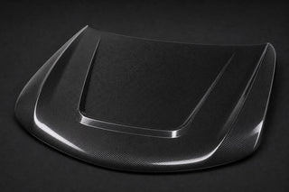 2009-2013 Geely Emgrand EC7 GL Style Carbon Fiber Hood - Alternate angle